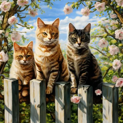 Весна! Коты на деревьях расцветают :) - Без кота и жизнь не та , №622576059  | Фотострана – cайт знакомств, развлечений и игр