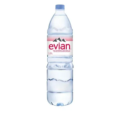 Вода минеральная Evian / Эвиан негазированная ПЭТ 1.5 л (8 штук) - купить в  Москве | цены с доставкой