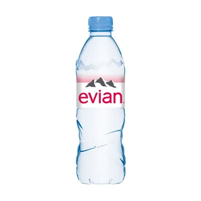 Evian 0.5 упаковка минеральной природной воды из Франции