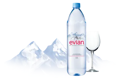 Вода Evian питьевая негазированная, 0.5л