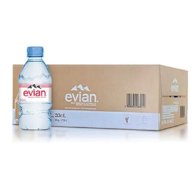 Evian 0,5 минеральная вода без газа купить в Fruitonline