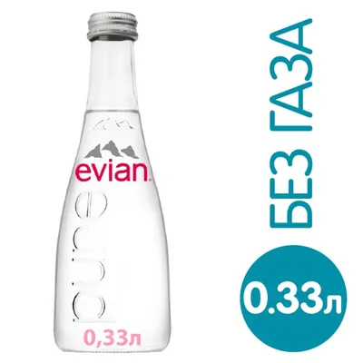 Evian 0.75 л, без газа купить с доставкой по Москве | Водица