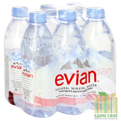 Купить Минеральная Вода Evian, 330 мл X 24 шт. в Дубае онлайн | Лучшие цены  в ОАЭ | Wee