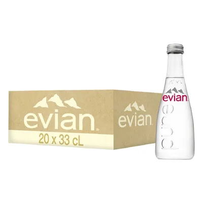 Вода Evian минеральная столовая негазированная 330мл - купить с доставкой в  Vprok.ru Перекрёсток по цене 249.00 руб.