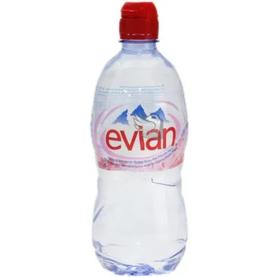 Вода минеральная Evian без газа, пэт, 500 мл (24 шт) купить за 1400 ₽ в  интернет-магазине Mirichi.ru