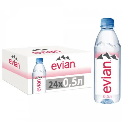 Evian Вода минеральная питьевая Evian (Эвиан) 6 шт по 1,5 л пэт