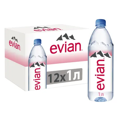 Вода минеральная Evian негазированная 0,33л ᐈ Купить по выгодной цене от  Novus