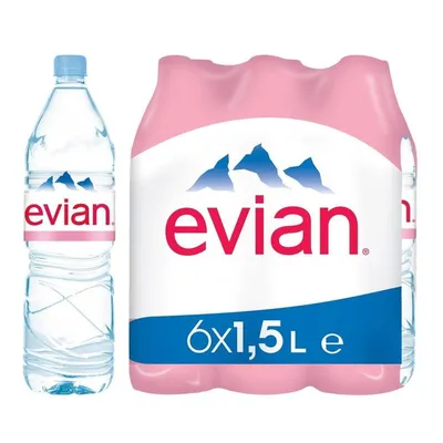 Вода Evian Sport (Эвиан Спорт) негаз. 0,75л пластик 195 руб.