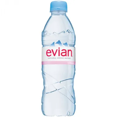 Купить Вода EVIAN минеральная натуральная 500мл с доставкой на дом по цене  163.00 ₽ в интернет-магазине