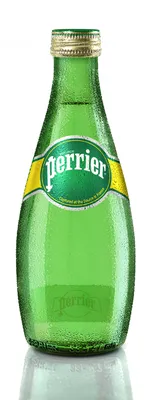 Минеральная вода Perrier 0.33 л.,с газом, ст. бут., 24 штуки 🚰