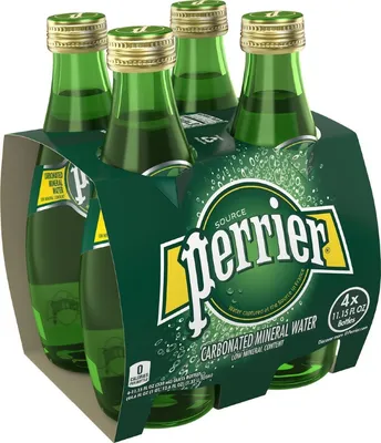 Минеральная вода Perrier / Перье газированная стекло (0,33л*24шт) - купить  в Москве | цены с доставкой