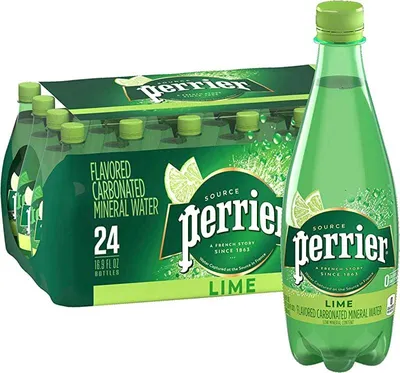 Perrier Минеральная вода\"Perrier\",газированная,лимон 0,33л х 24шт