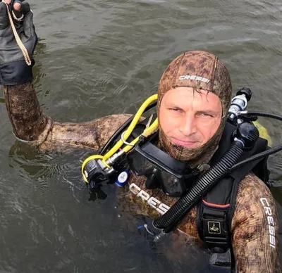 Водолаз человек фото фотографии