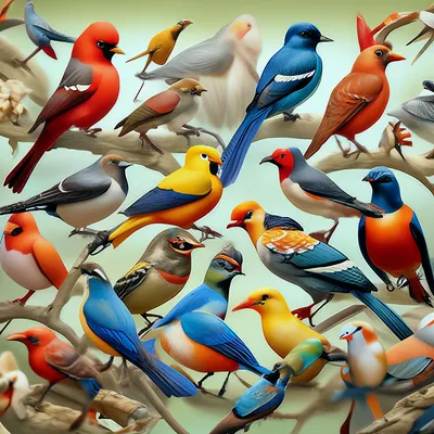 Все птицы мира в одном месте. …» — создано в Шедевруме