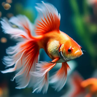 Вуалехвост золотая рыбка - содержание в аквариуме, фото