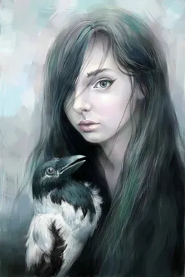 Стихотворение «Девушка - Птица», поэт Солнечная Евангиэль